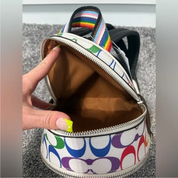 Coach Rainbow Backpack - Picture 6 of 11